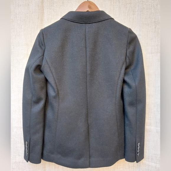 Black Ann Taylor Wool Blend Blazer Jacket - Picture 2 of 7